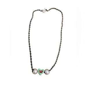 Erwin Pearl charm necklace